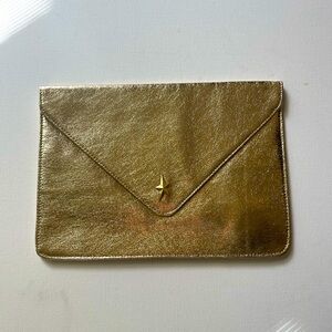 Mugler Gold Cosmetic Case Toiletry Pouch